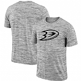 Anaheim Ducks 2018 Heathered Black Sideline Legend Velocity Travel Performance T-Shirt,baseball caps,new era cap wholesale,wholesale hats
